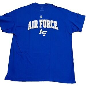 Air Force Academy Men's XL Short Sleeve T-Shirt Royal Blue Elite Fan NEW